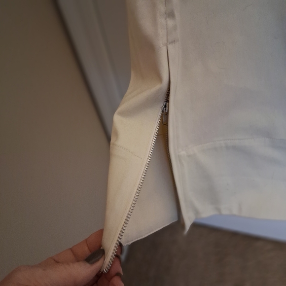 NWOT L'Academie Revolve Ashlen Cargo Wide Leg Khaki Pants Women's Med New - Picture 5 of 11